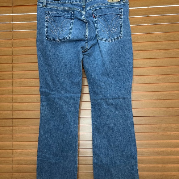 Levi's 518 Womens Juniors Superlow Stretch Boot Cut Jeans Sz 17M  JR - Picture 3 of 11